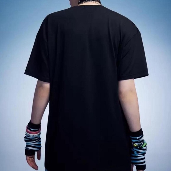 Anime Graphic Oversized Women Tee Goth Shirt Medium - Picture 3 of 3